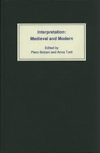 Interpretation: Medieval and Modern