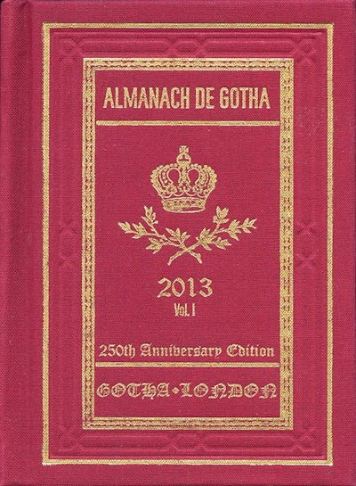 Almanach de Gotha 2013