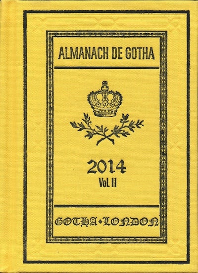 Almanach de Gotha 2014