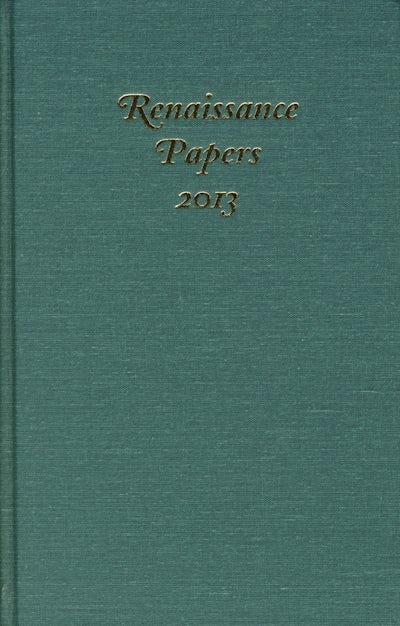 Renaissance Papers 2013