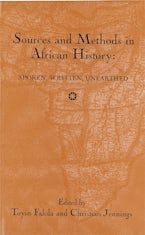 Sources and Methods in African History