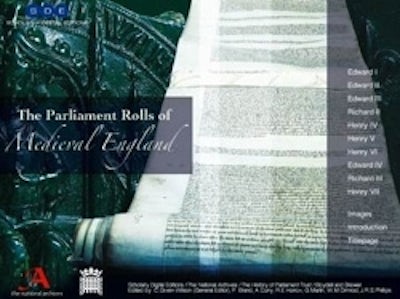 The Parliament Rolls of Medieval England, 1275-1504 [16 volume set]